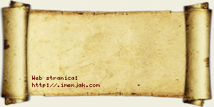 Milja Džaković vizit kartica